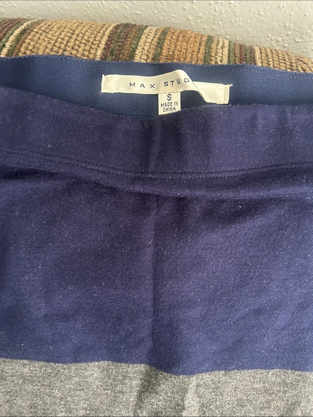 Max Studio colorblock skirt